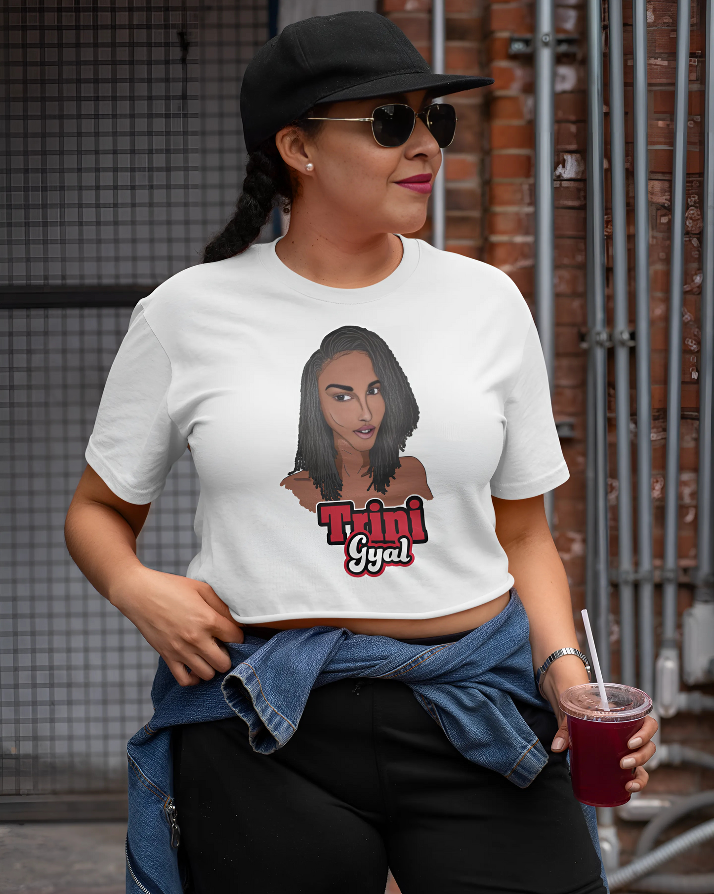 Trini Gyal cropped tshirt
