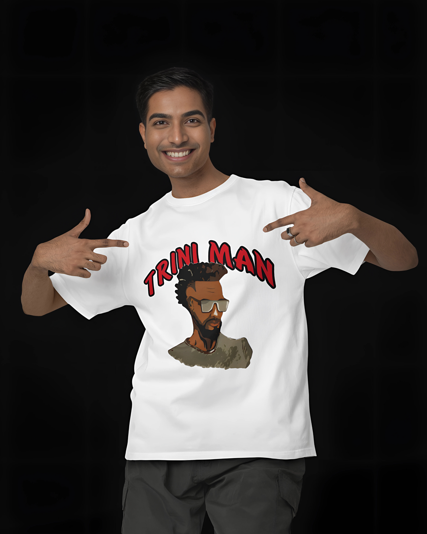 Trini Man Oversized tshirt