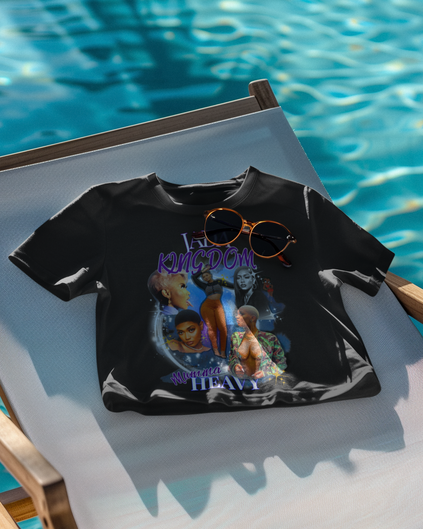Jada Kingdom Tribute Washed Cropped Tee