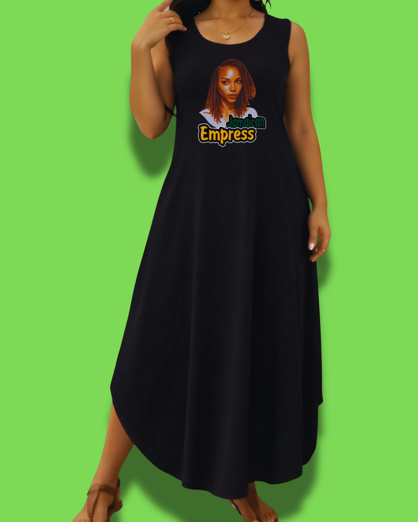 Jamaican Empress Tank Dress (plus size)