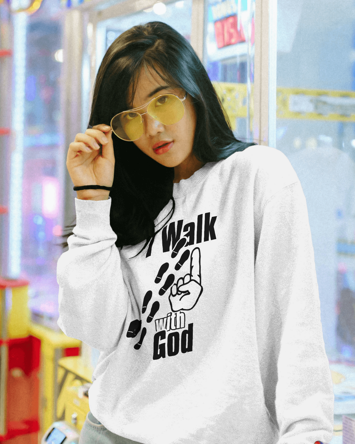 I Walk With God sweatshirt
