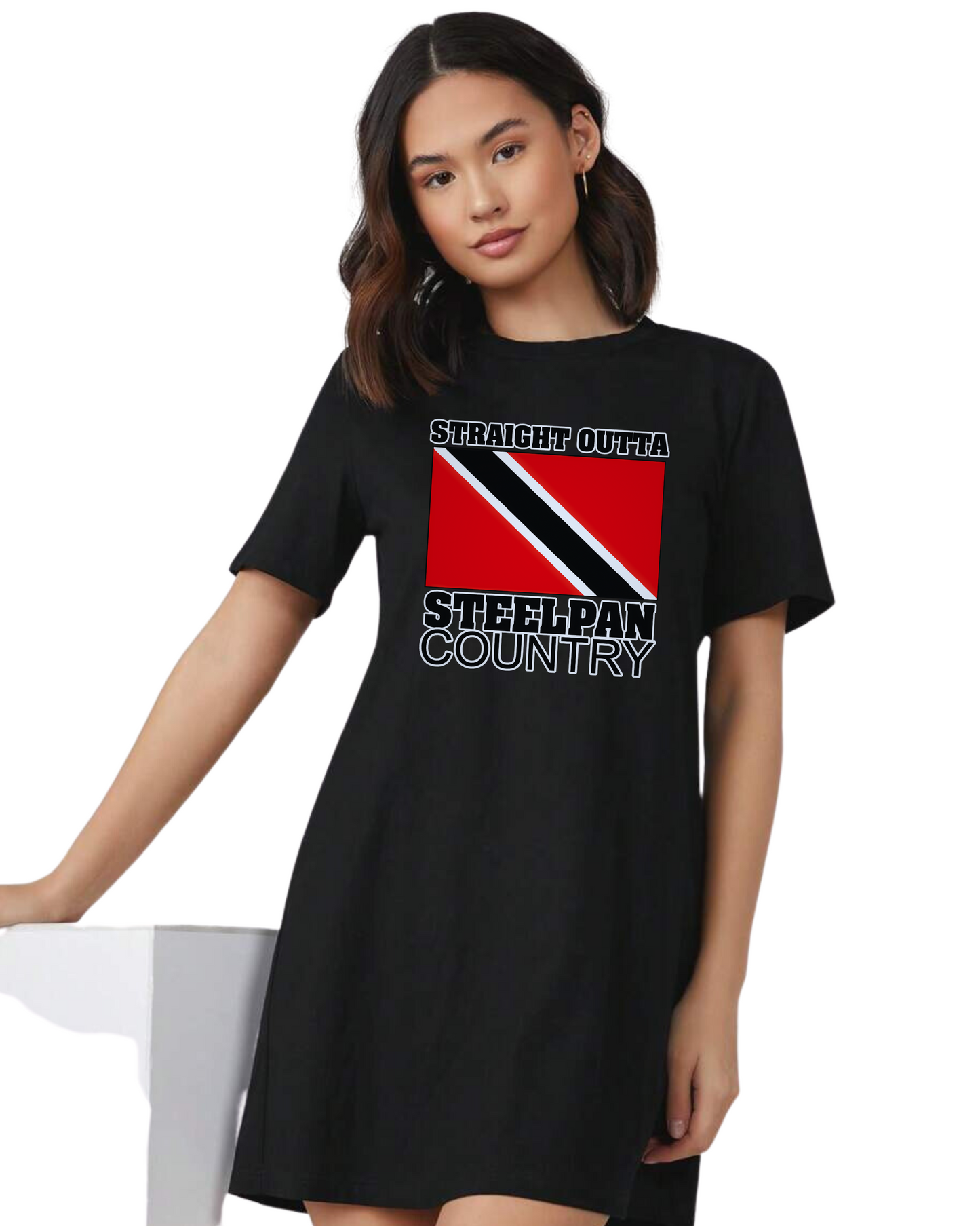 Straight Outta Steelpan Country (Trinidad) t-shirt dress