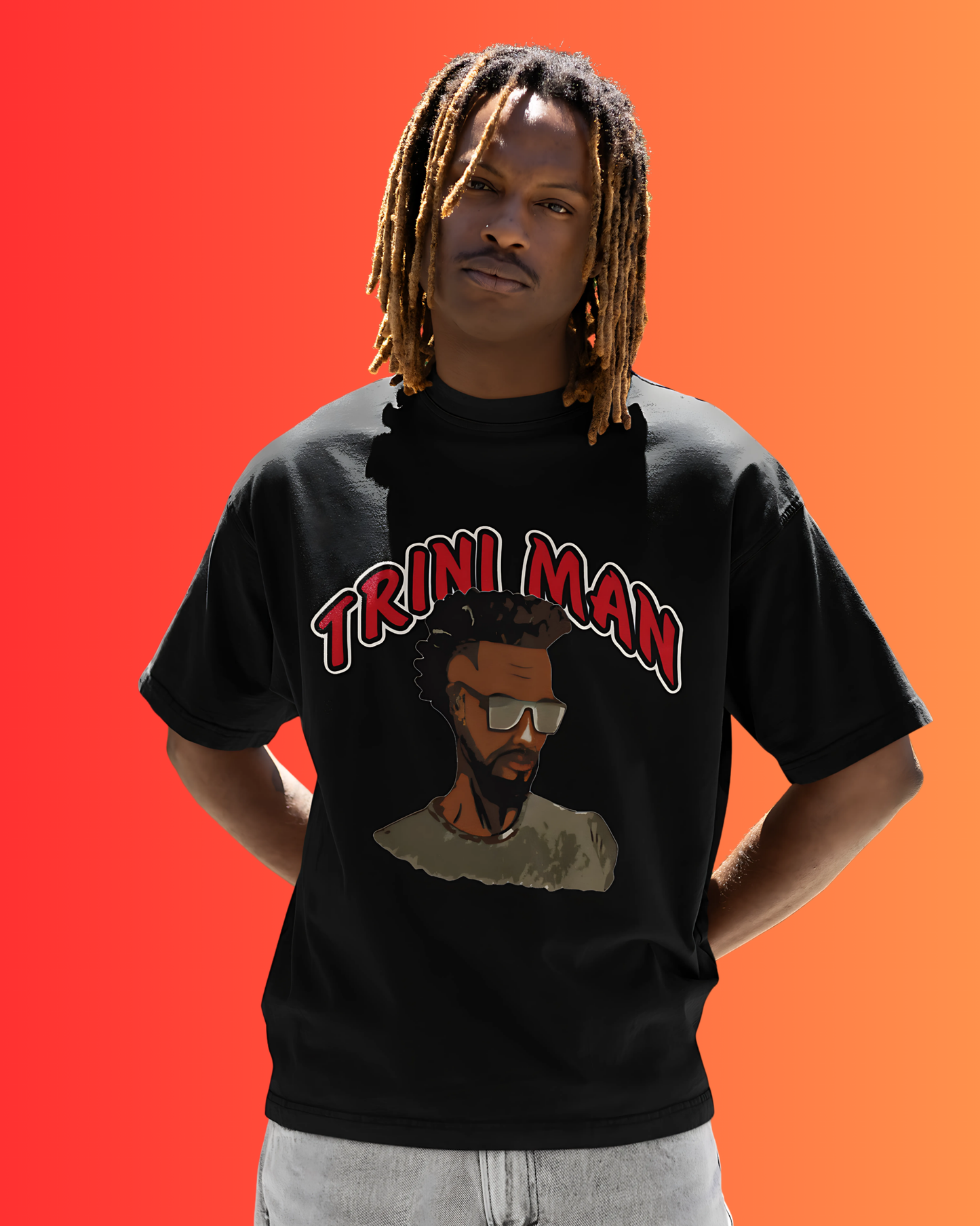 Trini Man Oversized tshirt