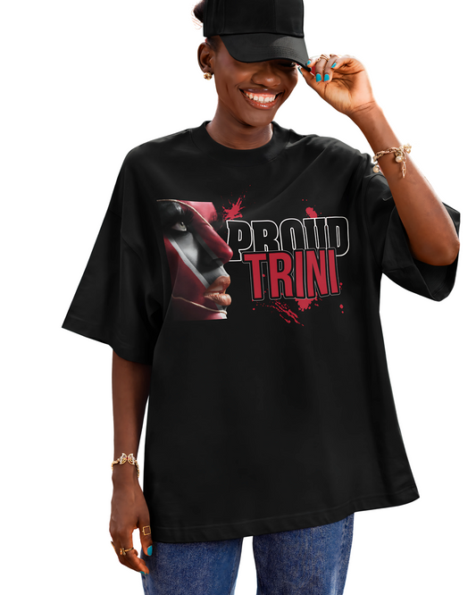 Proud Trini Oversized tshirt