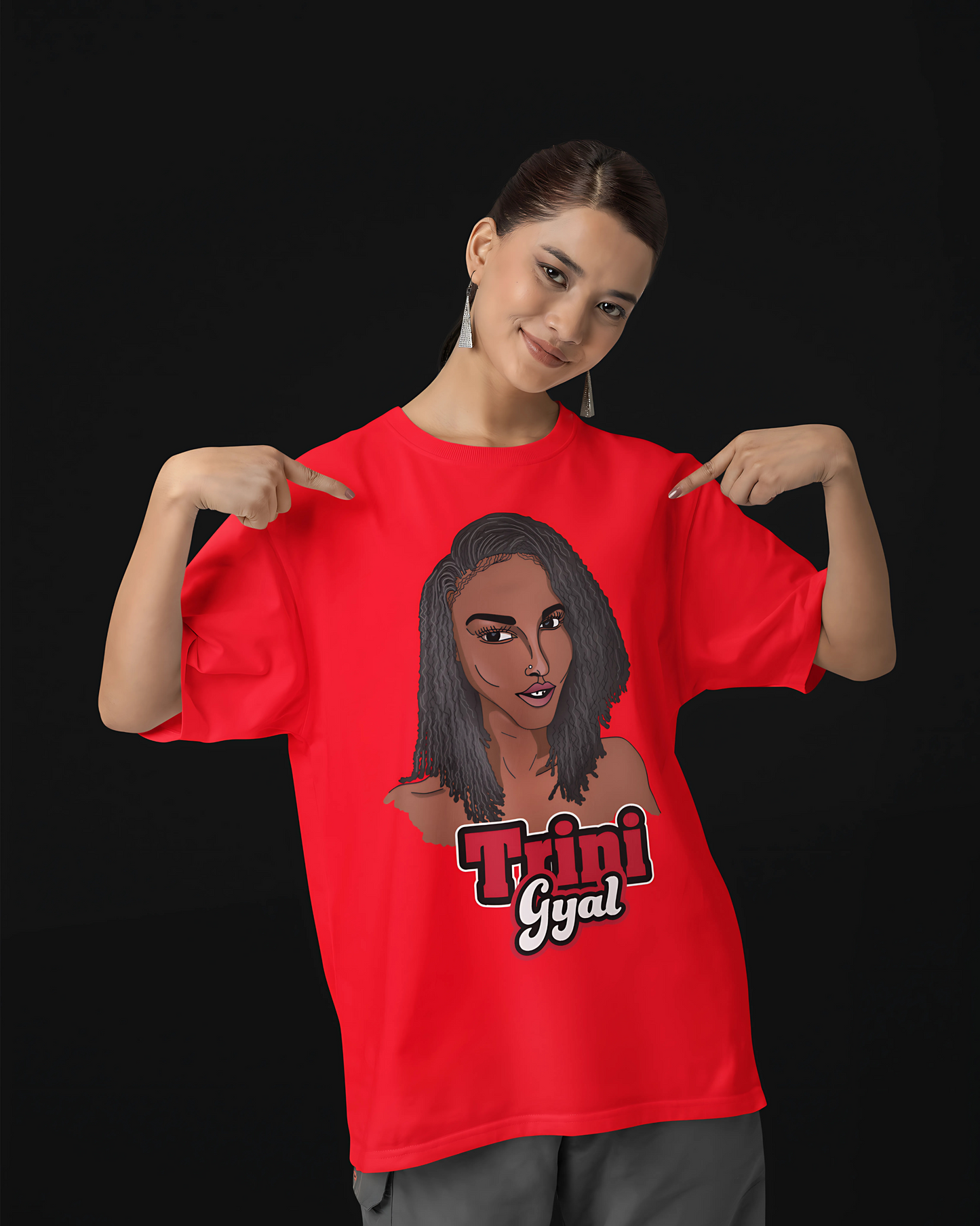 Trini Gyal oversized tshirt