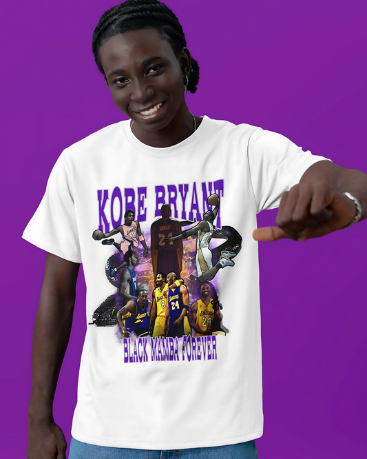 Kobe Bryant Black Mamba Tribute Oversized Tshirt