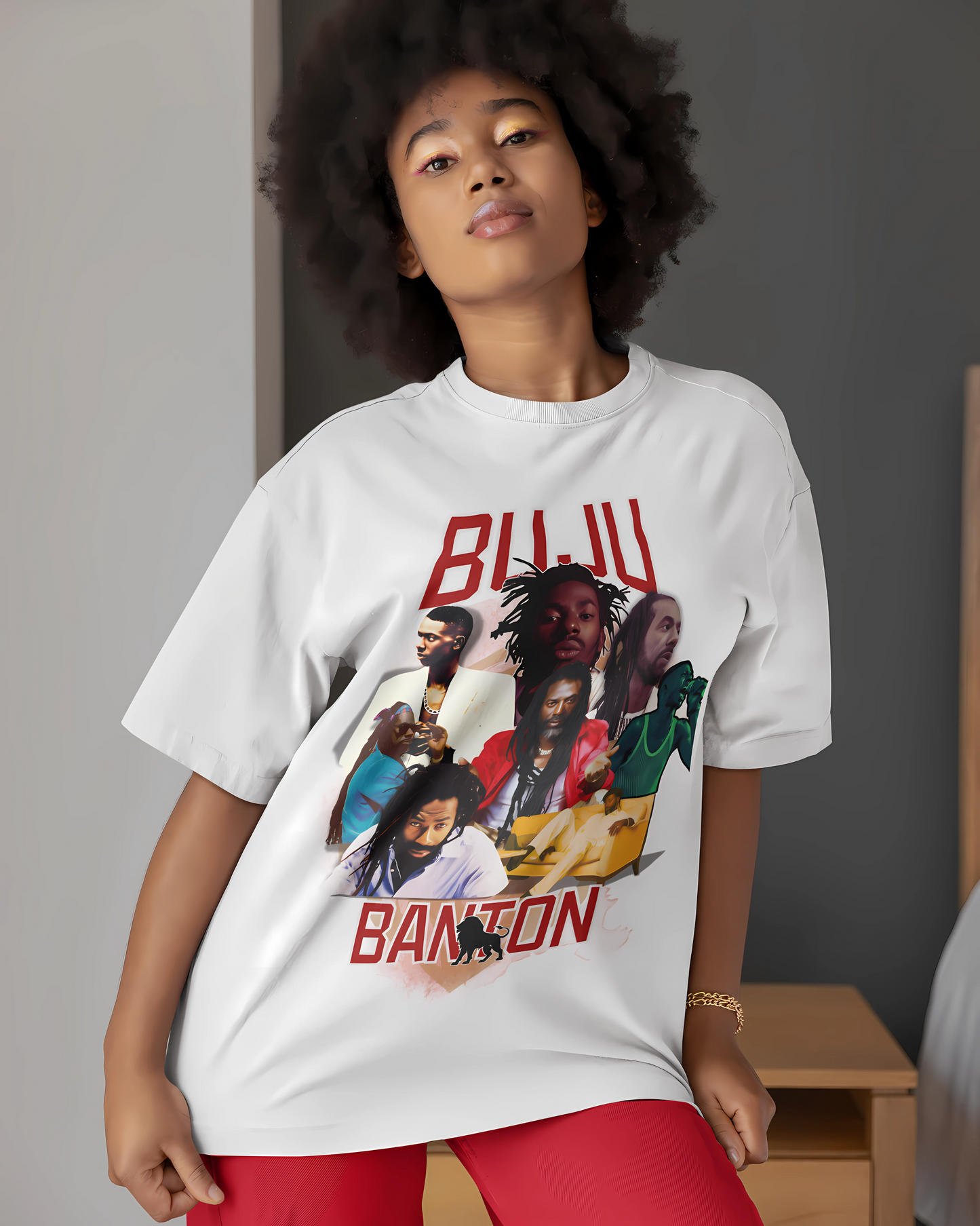 Buju Banton Tribute oversized tshirt