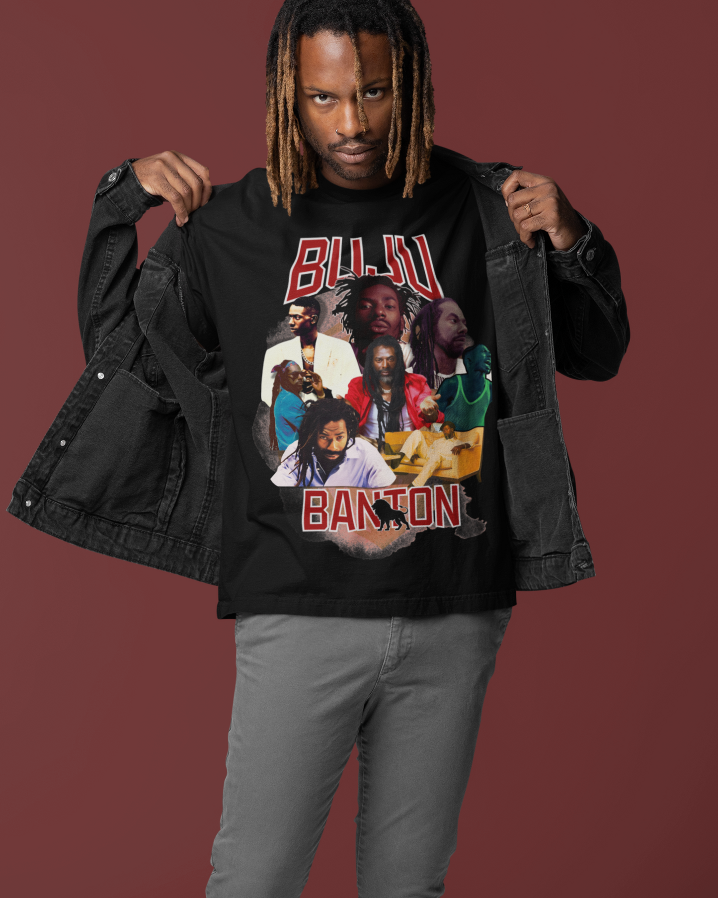 Buju Banton Tribute oversized tshirt