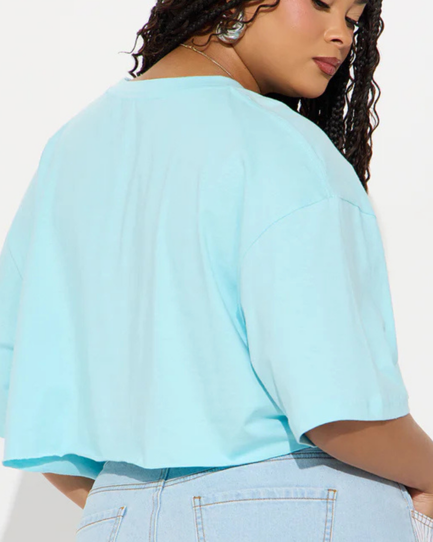 Spice The Queen Tribute Oversized Crop Top