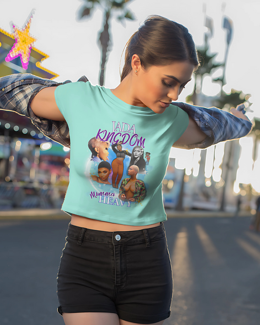 Jada Kingdom Tribute Washed Cropped Tee