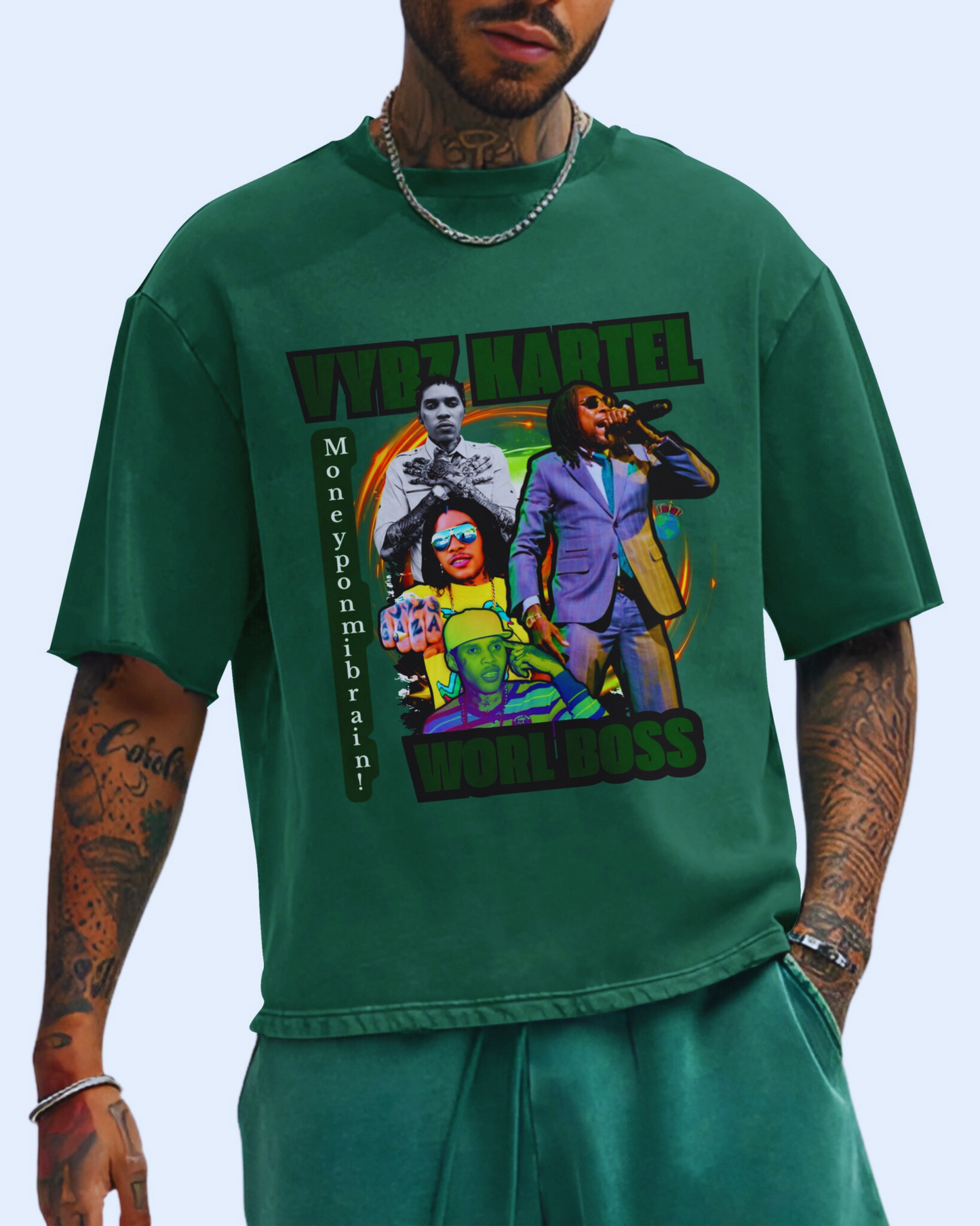 Vybz Kartel Tribute Boxy Cropped Tshirt