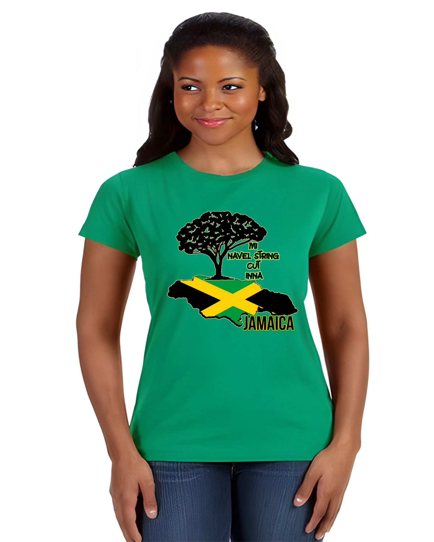 Mi Navel String Cut Inna Jamaica t-shirt