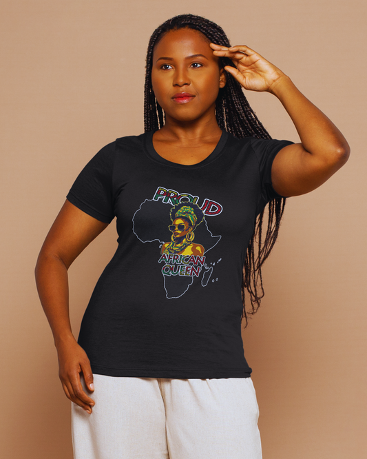 Proud African Queen Remix tshirt