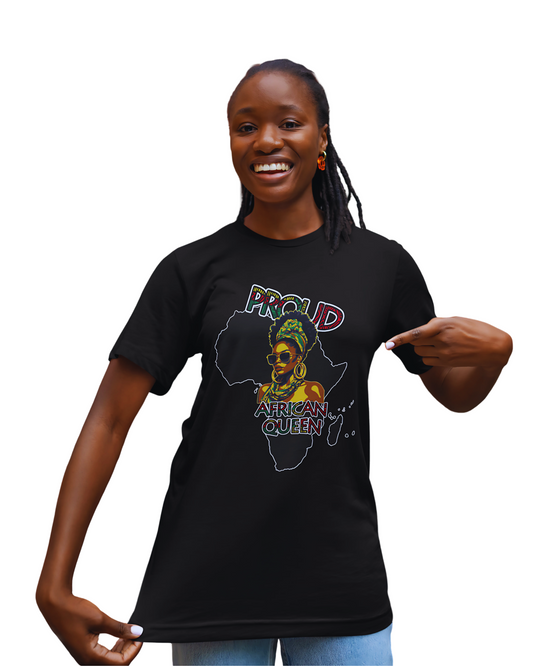 Proud African Queen Remix t-shirt