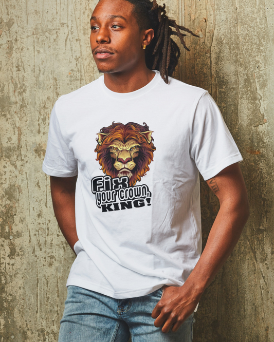 Fix Your Crown King (with graphic lion)