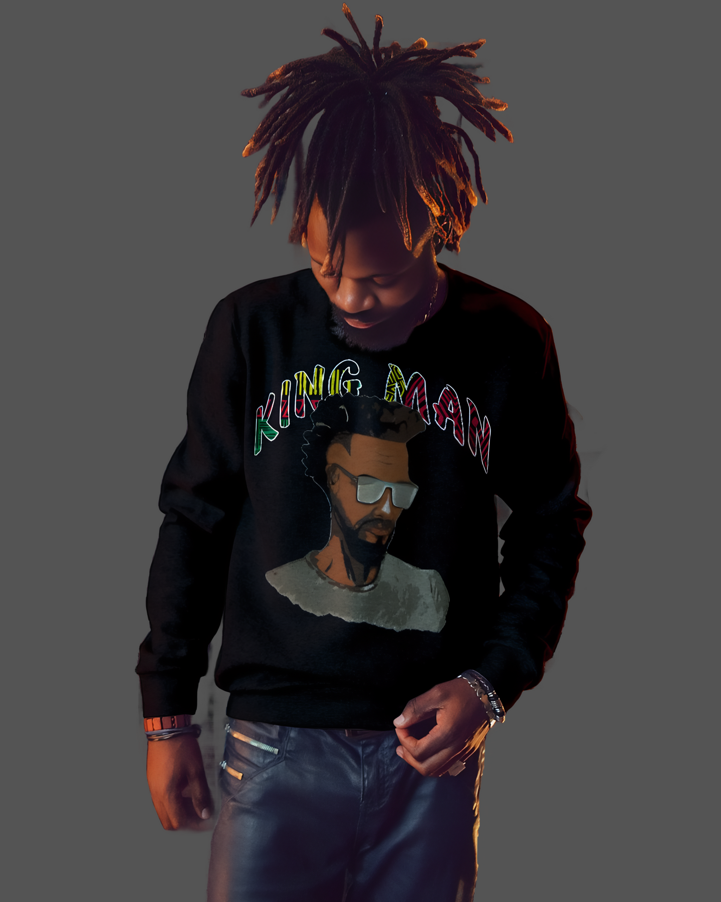 King Man crewneck sweatshirt