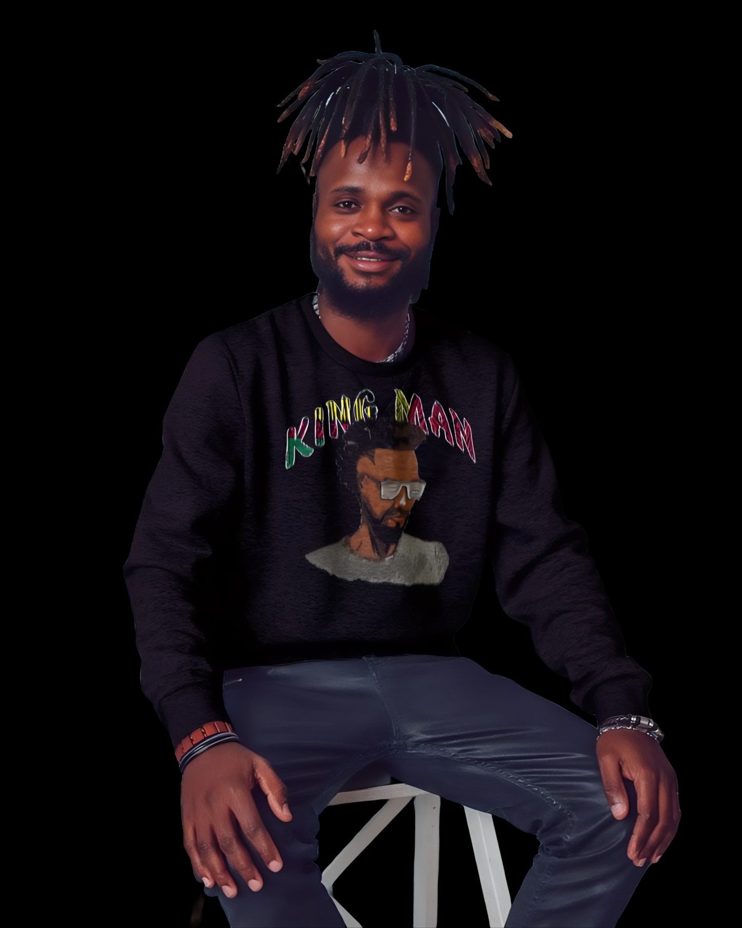 King Man crewneck sweatshirt