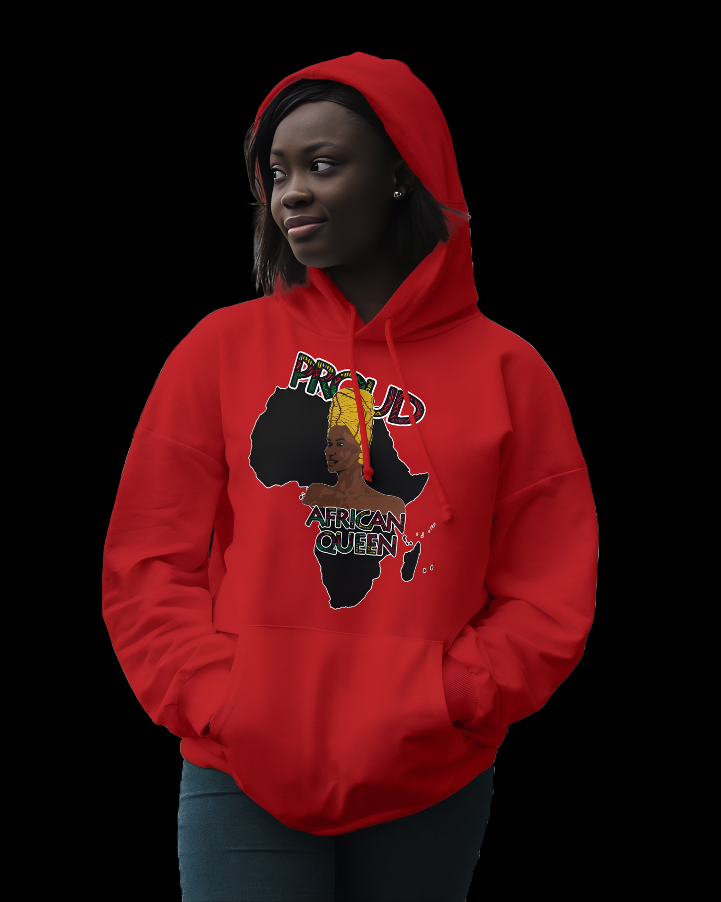 Proud African Queen hoodie