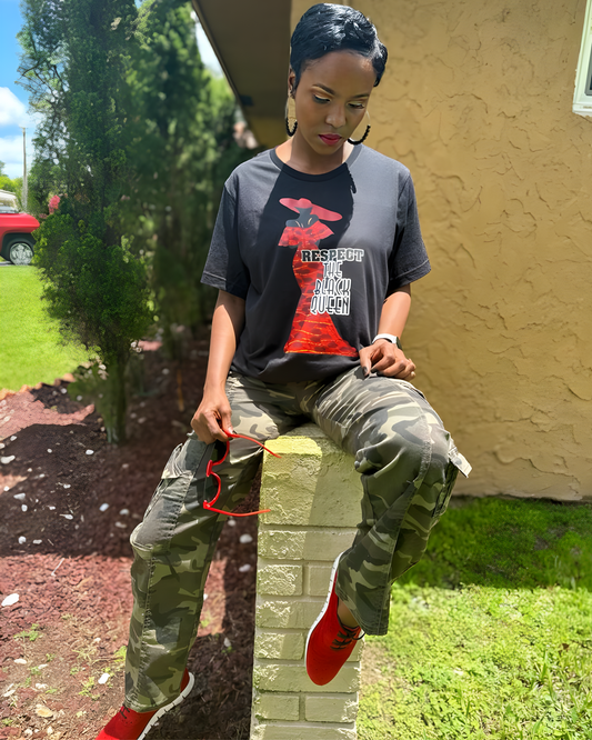 Respect the Black Queen t-shirt
