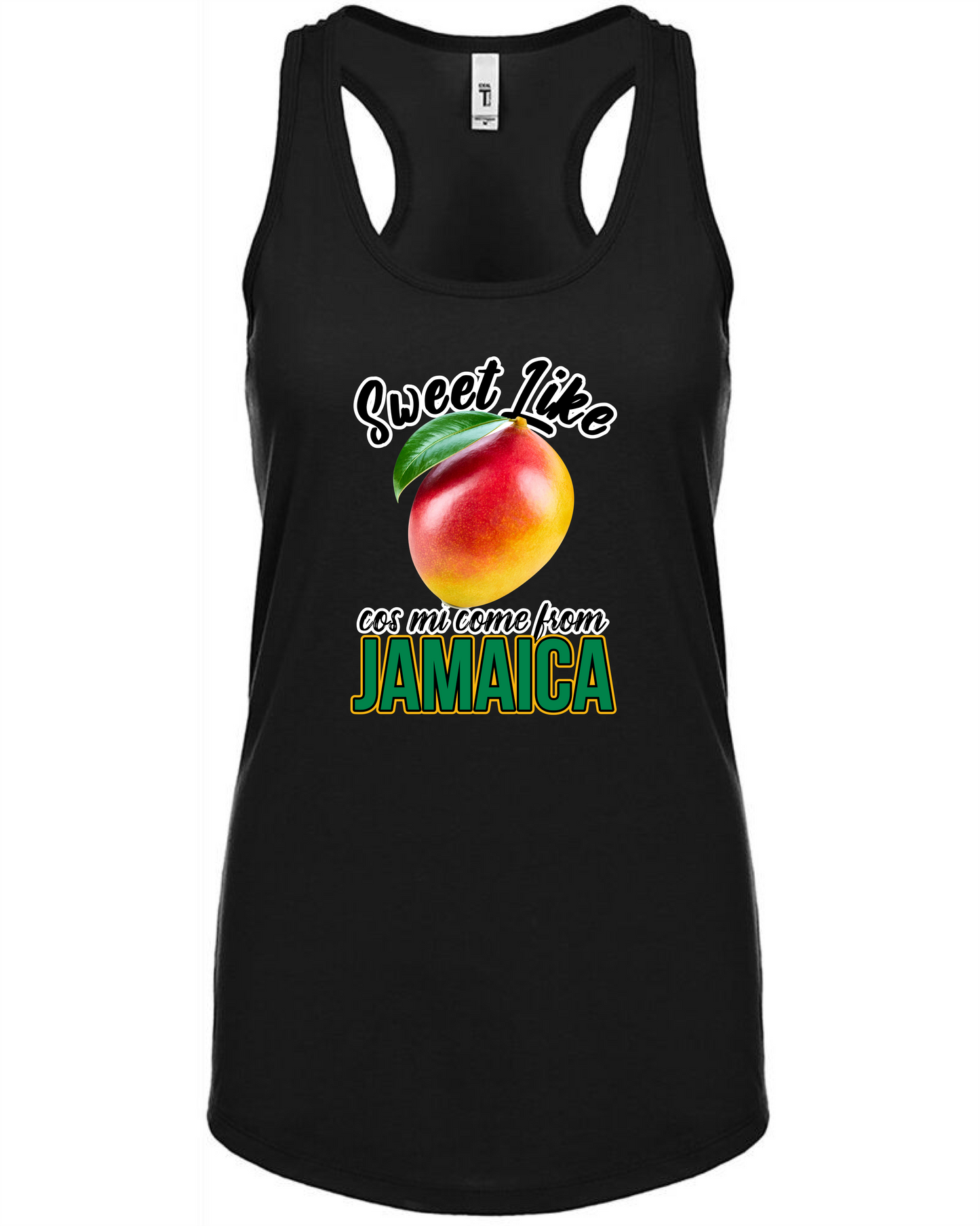 Sweet Like Mango (Jamaica) racerback tank top