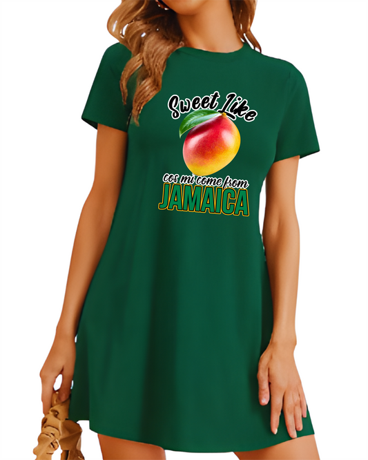 Sweet Like Mango (Jamaica) A-line t-shirt dress