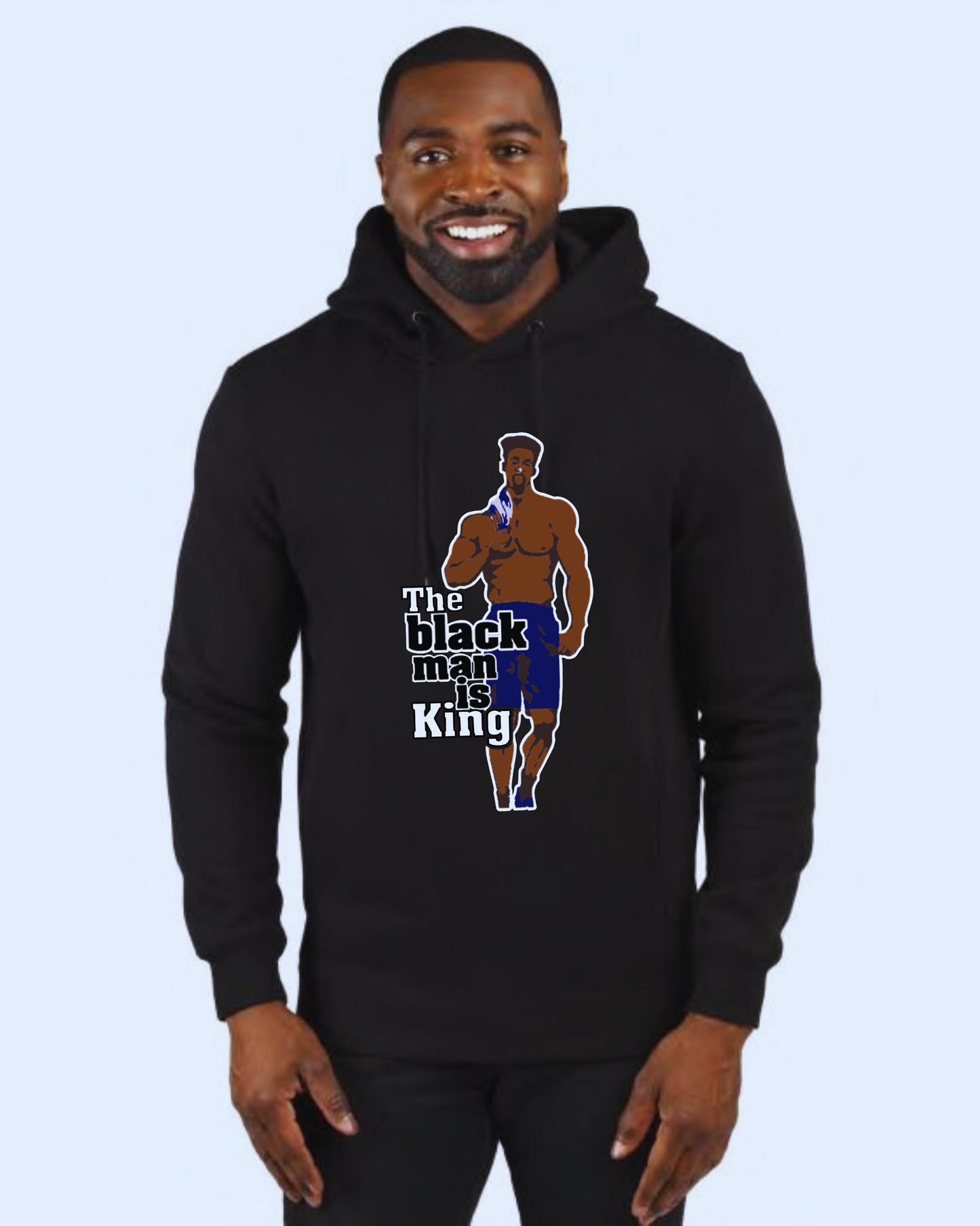 The Black Man Is King ultimate fleece hoodie