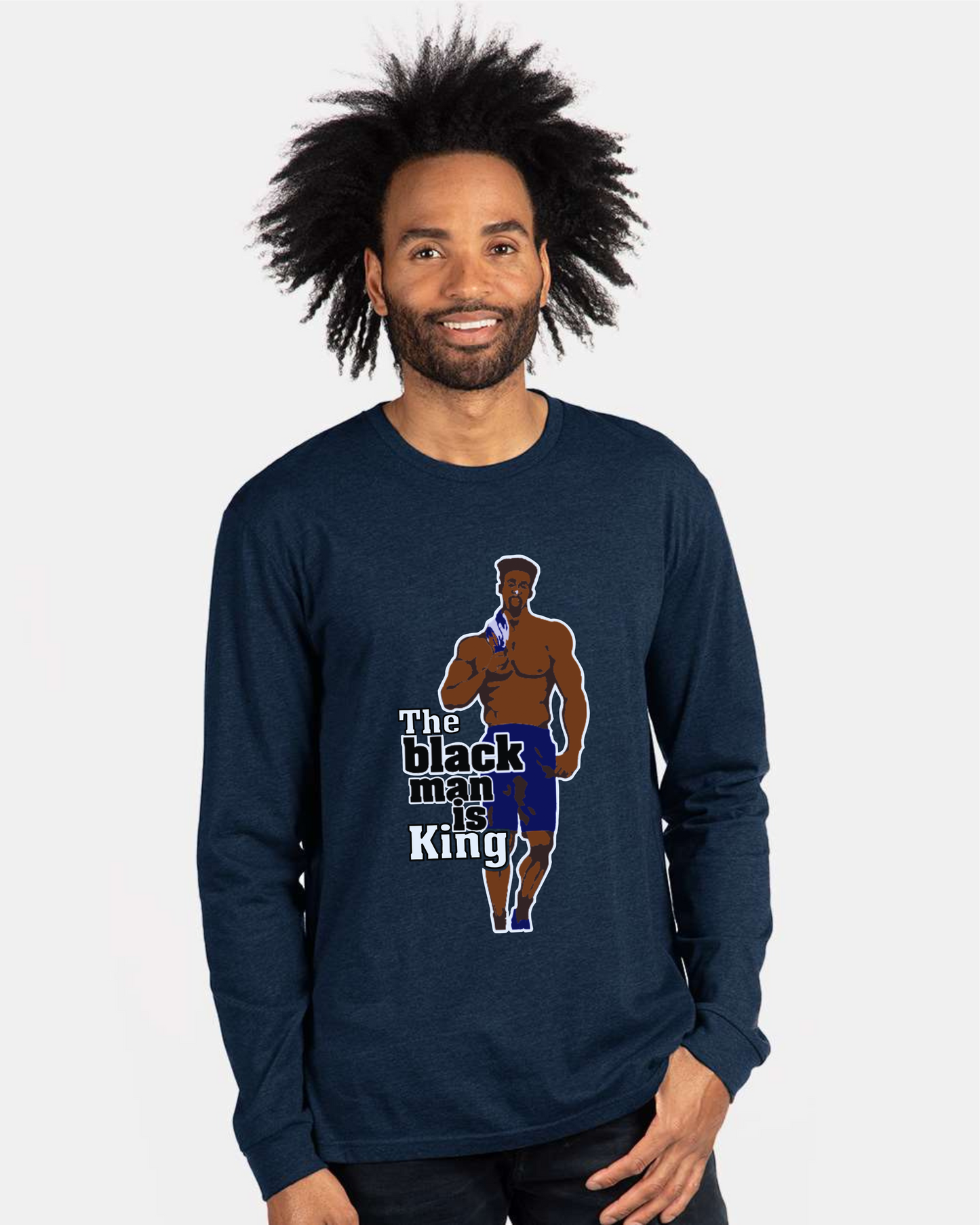 The Black Man Is King long-sleeved t-shirt