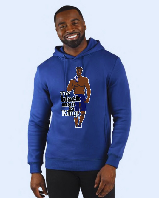 The Black Man Is King ultimate fleece hoodie