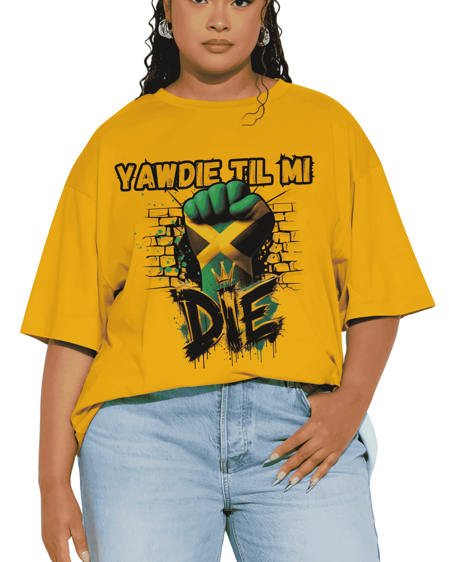 Yawdie Til Mi Die (Jamaica) Remix relaxed fit tshirt