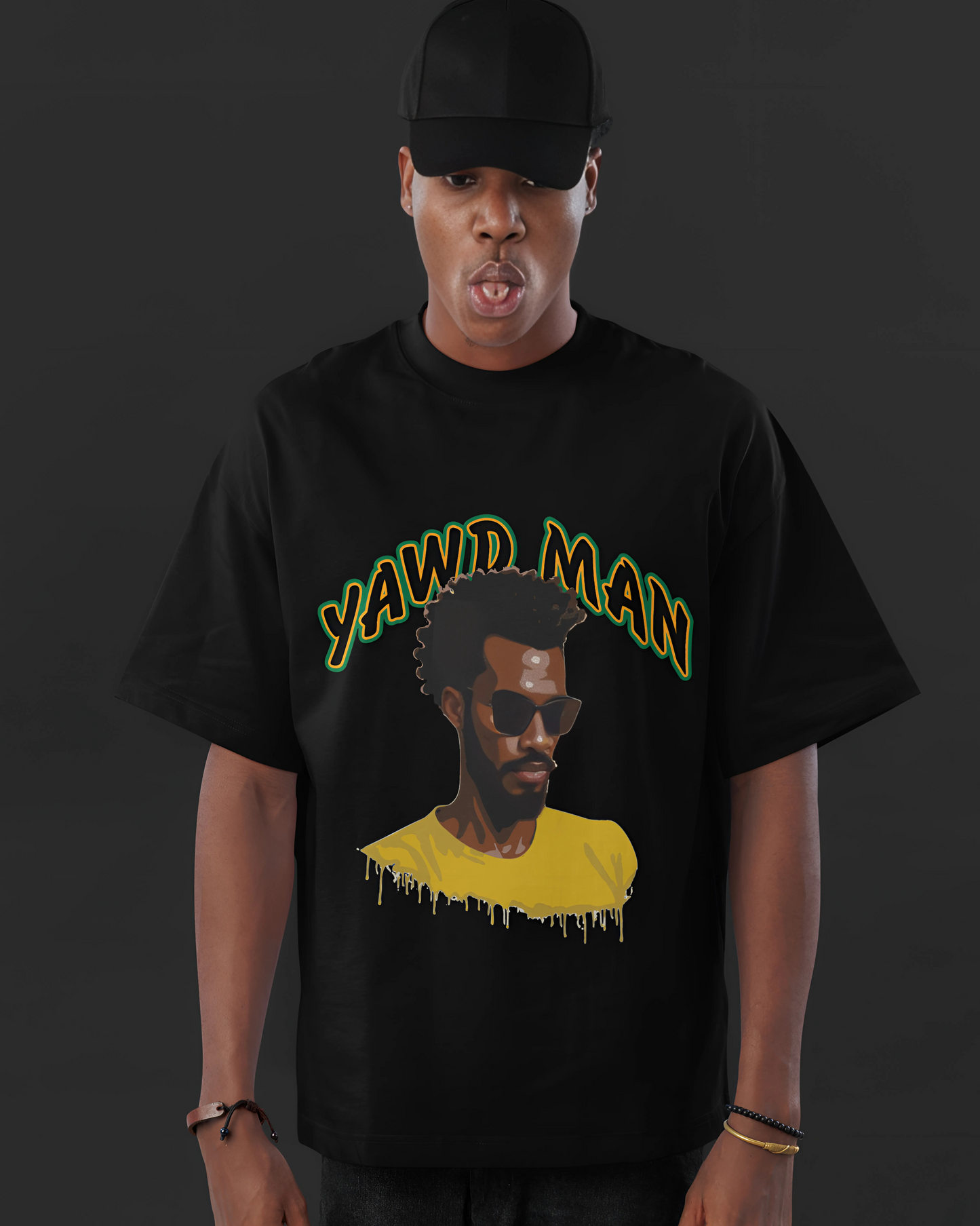 Yawd Man (Jamaica) Remix boxy cropped tee