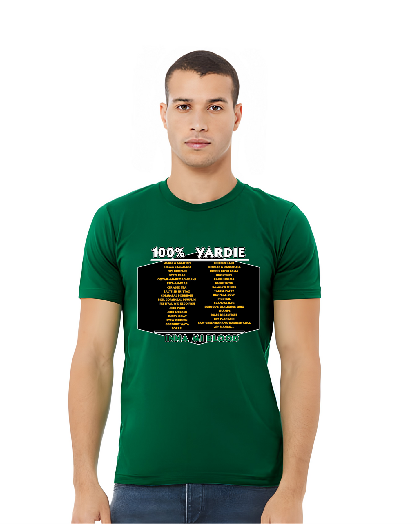 100% Yardie Inna Mi Blood (Jamaica) t-shirt