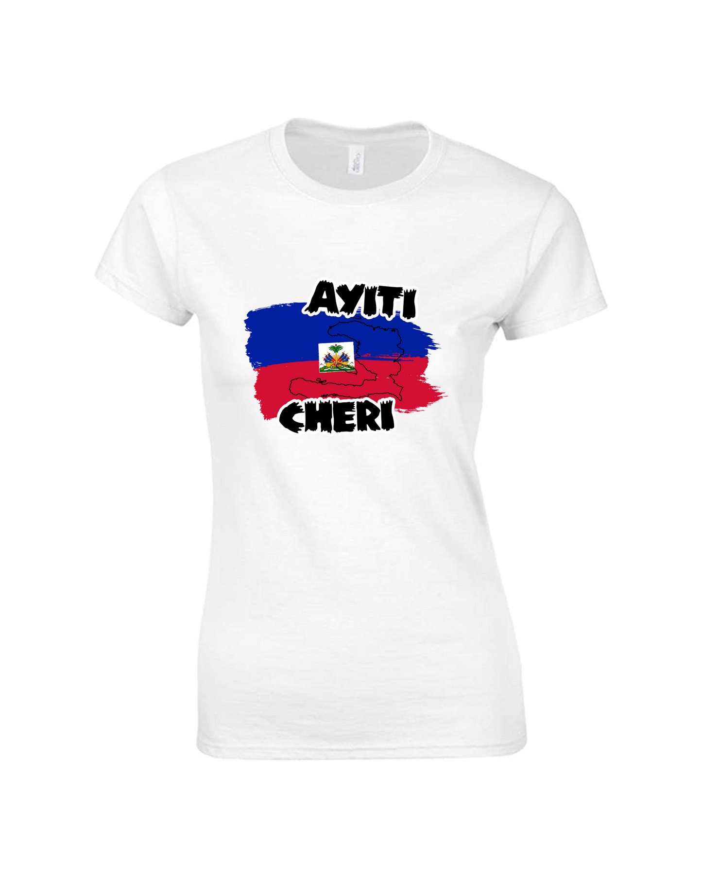 Ayiti Cheri (Haiti) fitted t-shirt