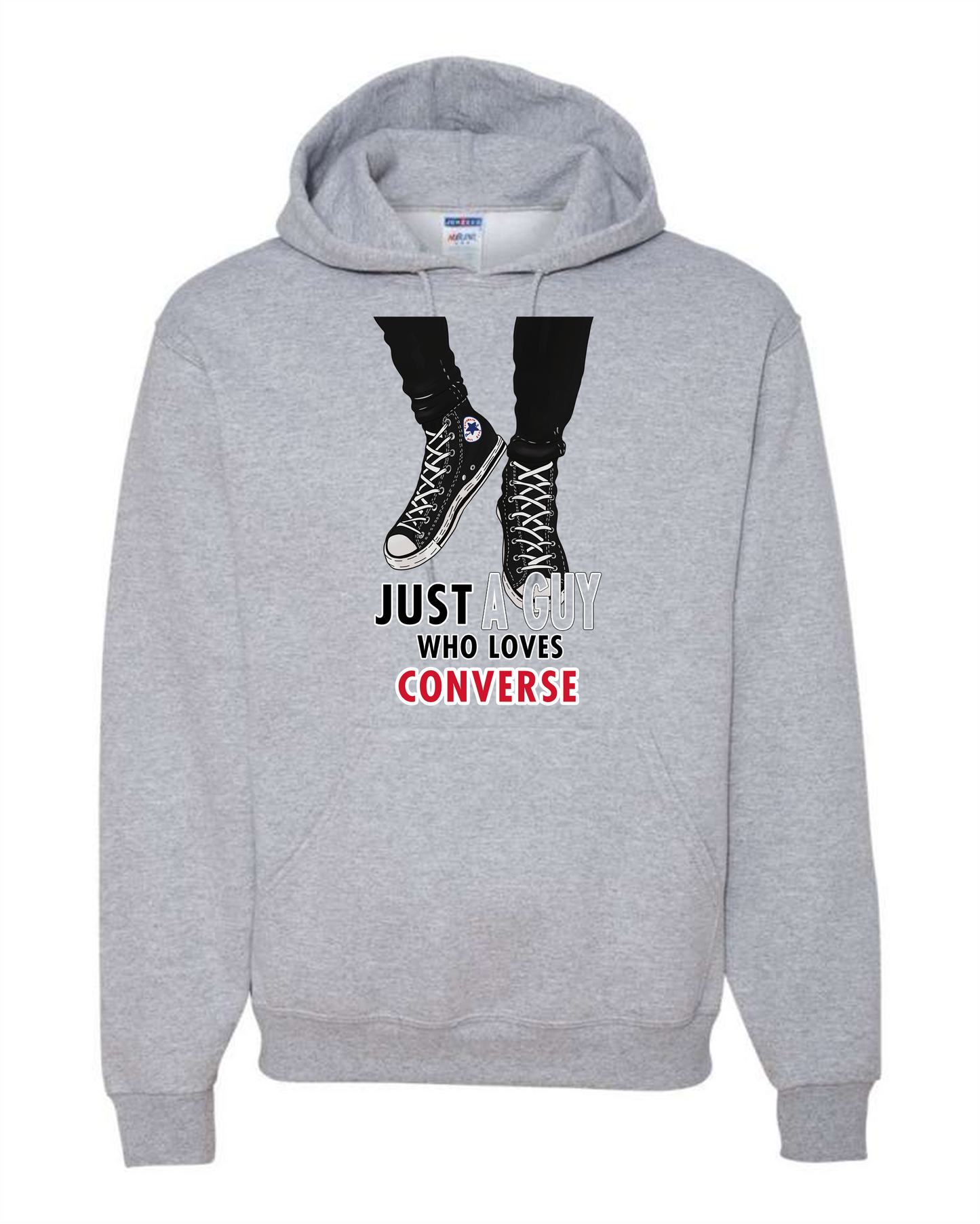 Just A Guy Who Loves Converse hoodie