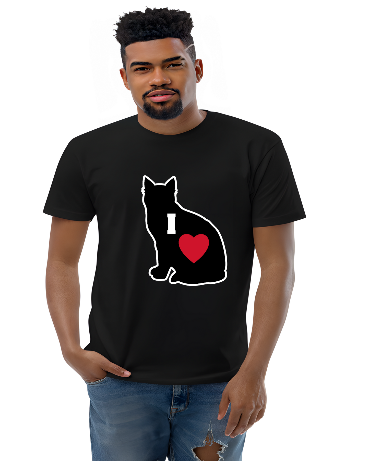 I Love Black Cat t-shirt
