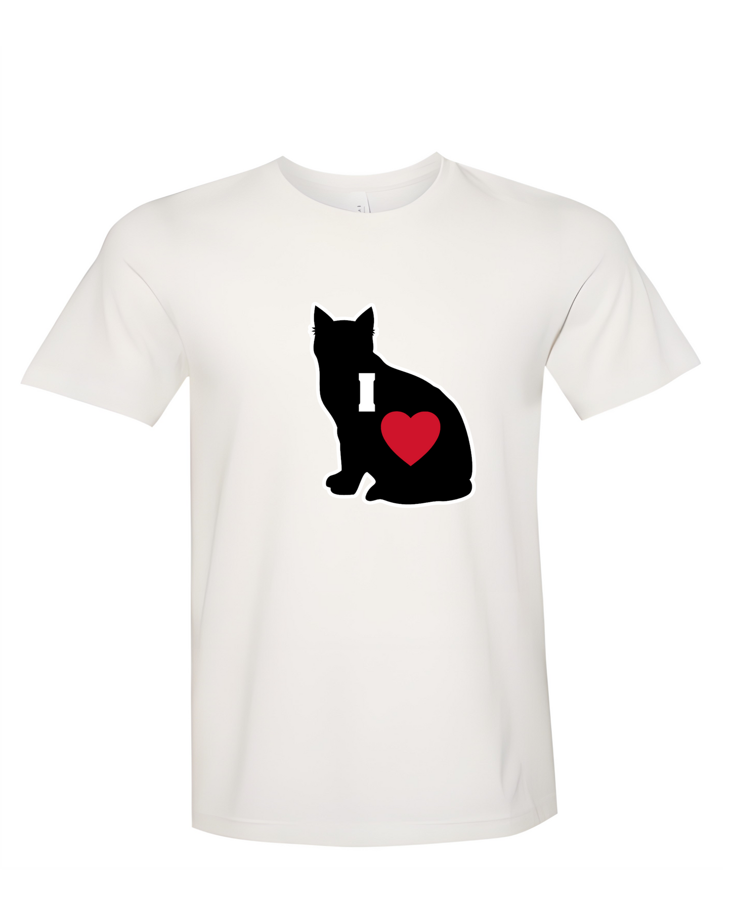 I Love Black Cat t-shirt