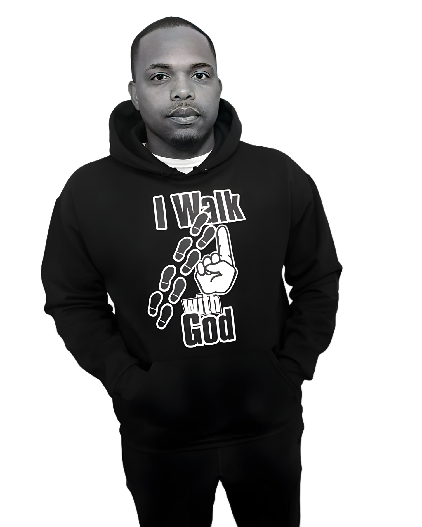 I Walk With God hoodie