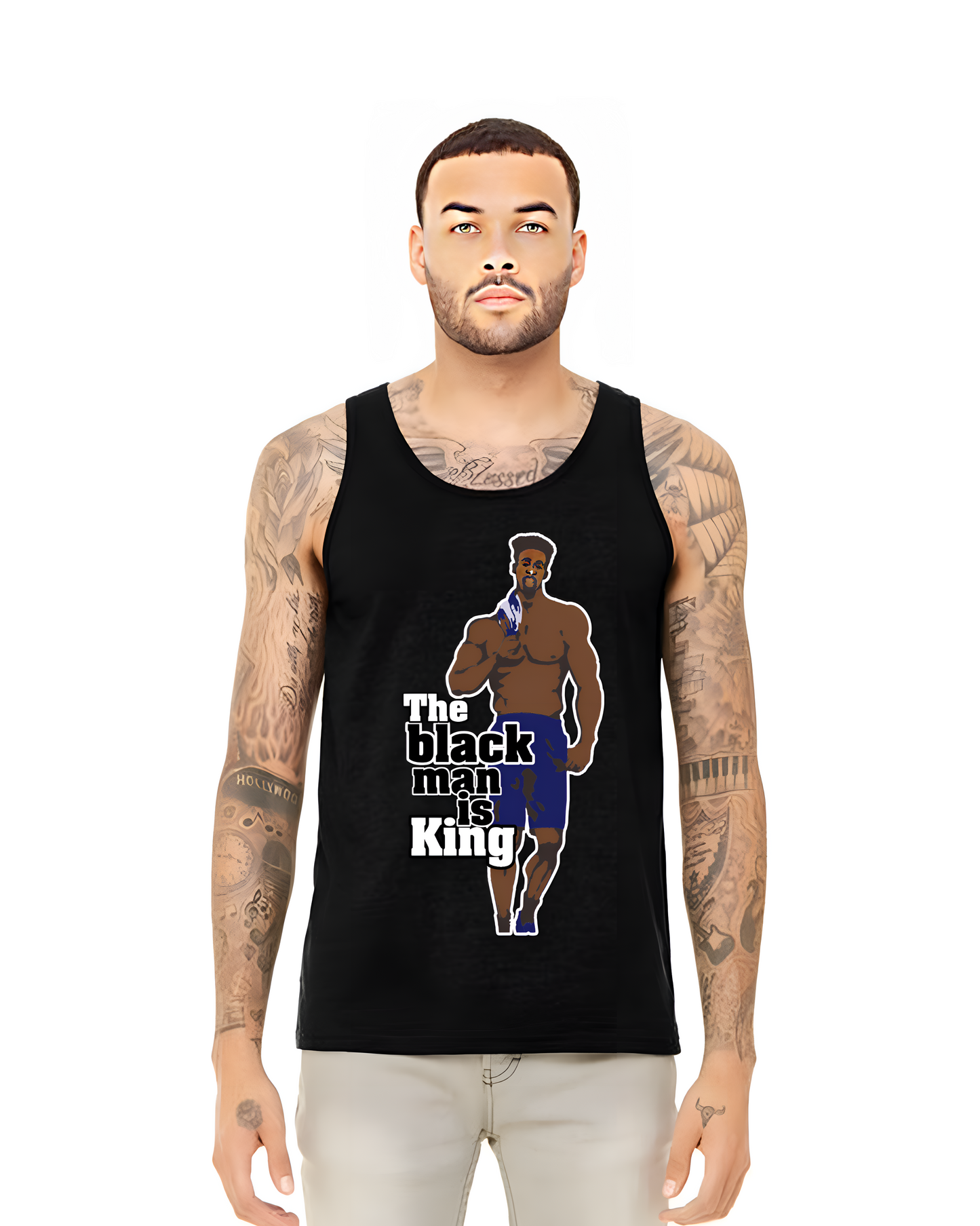 The Black Man Is King tank top