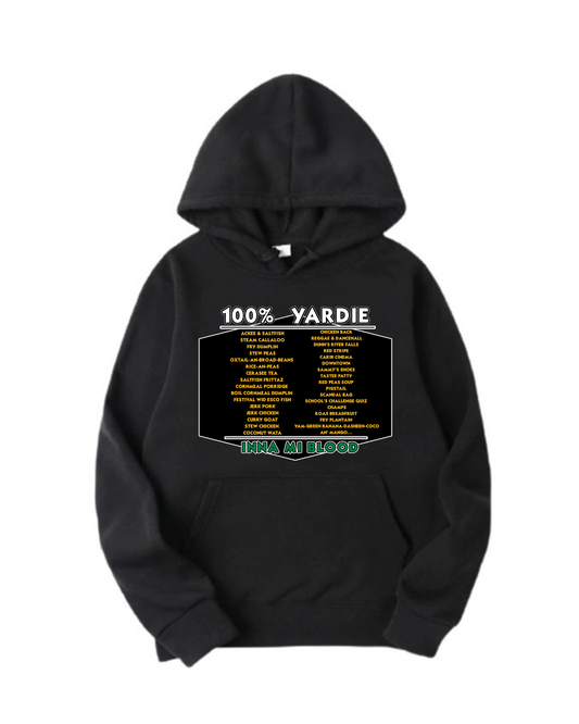 100% Yardie (Jamaica) hoodie