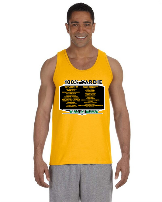 100% Yardie Inna Mi Blood (Jamaica) tank top